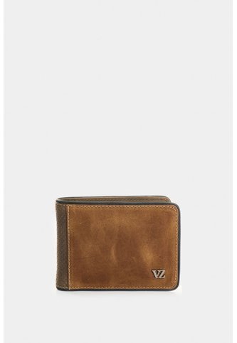 Billetera De Cuero Para Hombre Lines 2.0 Billetera De Cuero Para Hombre Lines 2.0 Beige VÉLEZ Vélez