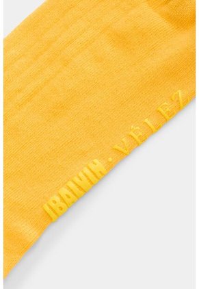 Calcetines Media Pierna Acanalado Para Hombre Calcetines Media Pierna Acanalado Para Hombre Amarillo XS VÉLEZ