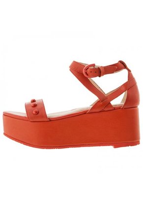 Sandalia plataforma Vélez Naranja