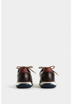 Zapatos Cordón Winter De Cuero Para Hombre Suela En Contraste De Color Zapatos Cordón Winter De Cuero Para Hombre Suela En Contraste De Color Cafe 43 Vélez