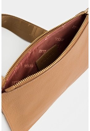 Cosmetiquera Delfos De Cuero Para Mujer Cargadera Removible Cosmetiquera Delfos De Cuero Para Mujer Cargadera Removible Miel VÉLEZ