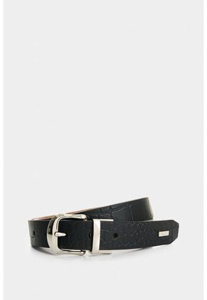 Cinturón Doble Faz De Cuero Para Mujer Tessa Cinturón Doble Faz De Cuero Para Mujer Tessa Negro XL VÉLEZ