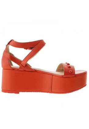 Sandalia plataforma Vélez Naranja