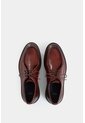 Zapato De Cordón Ambar De Cuero Para Hombre Detalle Costura Contraste Zapato De Cordón Ambar De Cuero Para Hombre Detalle Costura Contraste Vinotinto 42 VÉLEZ de Vélez
