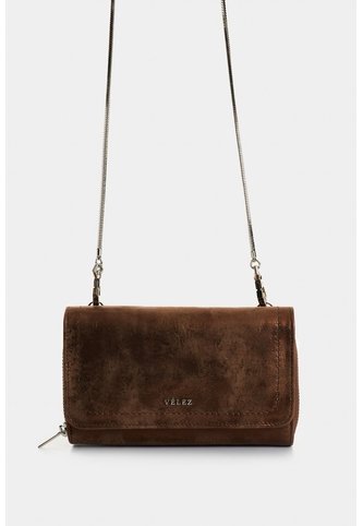Billetera Palma De Cuero Folia Para Mujer Con Cadena Billetera Palma De Cuero Folia Para Mujer Con Cadena Bronce VÉLEZ Vélez