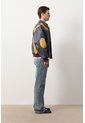 Chaqueta Bomber En Cuero Envejecido Para Hombre Chaqueta Bomber En Cuero Envejecido Para Hombre Multicolor S VÉLEZ de Vélez