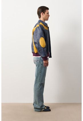 Chaqueta Bomber En Cuero Envejecido Para Hombre Chaqueta Bomber En Cuero Envejecido Para Hombre Multicolor S VÉLEZ