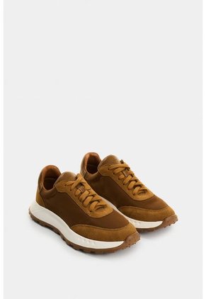Tenis De Lona Y Detalles En Cuero Para Mujer Thorian Tenis De Lona Y Detalles En Cuero Para Mujer Thorian Miel 38 VÉLEZ