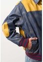 Chaqueta Bomber En Cuero Envejecido Para Hombre Chaqueta Bomber En Cuero Envejecido Para Hombre Multicolor S VÉLEZ de Vélez