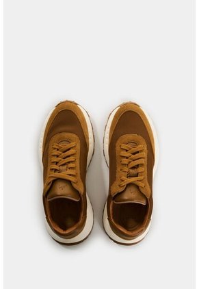 Tenis De Lona Y Detalles En Cuero Para Mujer Thorian Tenis De Lona Y Detalles En Cuero Para Mujer Thorian Miel 38 VÉLEZ