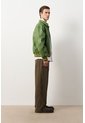Chaqueta Bomber En Cuero Envejecido Para Hombre Chaqueta Bomber En Cuero Envejecido Para Hombre Verde M VÉLEZ de Vélez