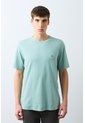 Camiseta Manga Corta Lerici Para Hombre Semi Fitted Camiseta Manga Corta Lerici Para Hombre Semi Fitted Azul Claro S VÉLEZ de Vélez