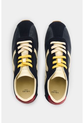 Tenis En Cuero Para Mujer Blooms Tenis En Cuero Para Mujer Blooms Azul 35 VÉLEZ
