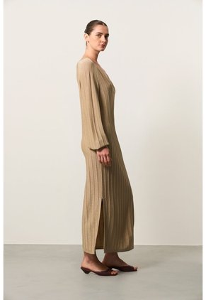 Vestido Tejido Para Mujer Nare Vestido Tejido Para Mujer Nare Arena 10 VÉLEZ