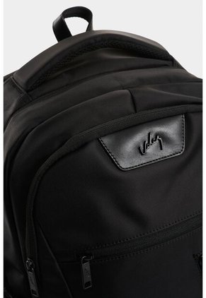 Morral En Lona Para Hombre Ledger Morral En Lona Para Hombre Ledger Negro VÉLEZ