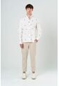 Camisa Manga Larga Semi Fitted Para Hombre Sienna Camisa Manga Larga Semi Fitted Para Hombre Sienna Crema L VÉLEZ de Vélez
