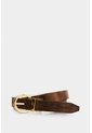 Cinturón Doble Faz Zenón De Cuero Para Mujer Hebilla Circular Cinturón Doble Faz Zenón De Cuero Para Mujer Hebilla Circular Bronce S VÉLEZ de Vélez