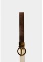 Cinturón Doble Faz Zenón De Cuero Para Mujer Hebilla Circular Cinturón Doble Faz Zenón De Cuero Para Mujer Hebilla Circular Bronce S VÉLEZ de Vélez