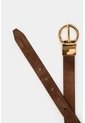 Cinturón Doble Faz Zenón De Cuero Para Mujer Hebilla Circular Cinturón Doble Faz Zenón De Cuero Para Mujer Hebilla Circular Bronce S VÉLEZ de Vélez