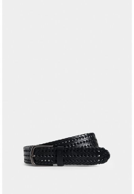 Cinturón Unifaz Petunia De Cuero Para Hombre Tejido Trenzado Cinturón Unifaz Petunia De Cuero Para Hombre Tejido Trenzado Negro 34 Vélez
