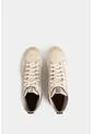 Tenis Bota De Cuero Para Mujer Detalle Folia Tenis Bota De Cuero Para Mujer Detalle Folia Blanco 34 VÉLEZ de Vélez