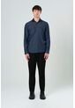 Sobrecamisa Alcor Manga Larga De Algodón Para Hombre Detalles Cuero Sobrecamisa Alcor Manga Larga De Algodón Para Hombre Detalles Cuero Azul Oscuro L VÉLEZ de Vélez