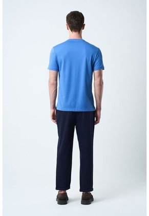 Camiseta Micropima Arizona Para Hombre Semi Ajustada Camiseta Micropima Arizona Para Hombre Semi Ajustada Azul XL VÉLEZ