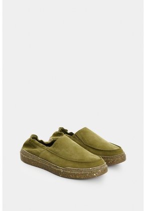 Mocasín En Cuero Para Hombre Malta 2.0 Mocasín En Cuero Para Hombre Malta 2.0 Verde Oliva 40 VÉLEZ