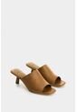 Sandalia Tacón De Cuero Para Mujer Gala Sandalia Tacón De Cuero Para Mujer Gala Miel 40 VÉLEZ de Vélez