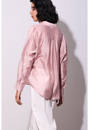 Camisa Manga Larga Para Mujer Pearl Camisa Manga Larga Para Mujer Pearl Rosado XL VÉLEZ