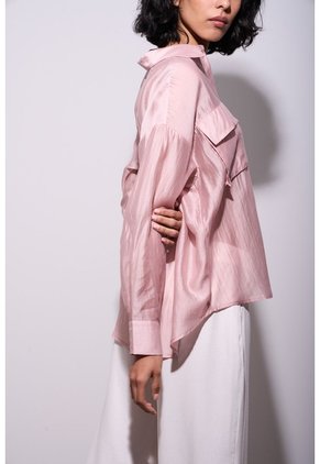 Camisa Manga Larga Para Mujer Pearl Camisa Manga Larga Para Mujer Pearl Rosado XL VÉLEZ