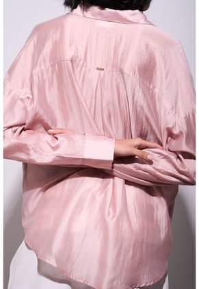 Camisa Manga Larga Para Mujer Pearl Camisa Manga Larga Para Mujer Pearl Rosado XL VÉLEZ