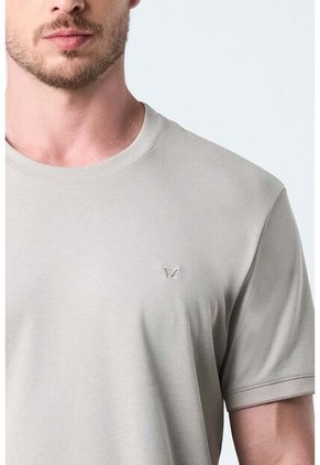 Camiseta Micropima Arizona Para Hombre Semi Ajustada Camiseta Micropima Arizona Para Hombre Semi Ajustada Tabaco L VÉLEZ