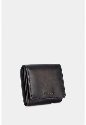 Monedero Rústico De Cuero Para Hombre Con Pasador Monedero Rústico De Cuero Para Hombre Con Pasador Negro VÉLEZ