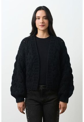 Cardigan Tejido Para Mujer Luzia Cardigan Tejido Para Mujer Luzia Negro S VÉLEZ