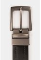Cinturón Doble Faz Kafka De Cuero Para Hombre Hebilla Reversible Cinturón Doble Faz Kafka De Cuero Para Hombre Hebilla Reversible Negro 44 VÉLEZ de Vélez