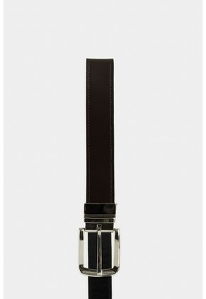 Cinturón Doble Faz Austen De Cuero Para Hombre Costuras Decorativas Bordes Cinturón Doble Faz Austen De Cuero Para Hombre Costuras Decorativas Bordes Cafe 30 VÉLEZ
