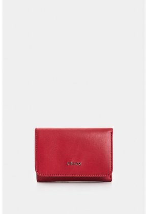 Billetera De Cuero Para Mujer Pequeña 2 Billetera De Cuero Para Mujer Pequeña 2 Rojo VÉLEZ
