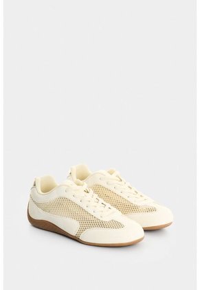 Tenis Aria En Gamuza Y Malla Para Mujer Tenis Aria En Gamuza Y Malla Para Mujer Blanco 41 VÉLEZ