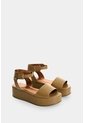 Sandalia Plataforma De Cuero Para Mujer Soren Sandalia Plataforma De Cuero Para Mujer Soren Tabaco 38 VÉLEZ de Vélez