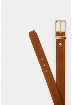 Cinturón Unifaz De Cuero Gamuzado Para Hombre Breeze Cinturón Unifaz De Cuero Gamuzado Para Hombre Breeze Miel 44 VÉLEZ