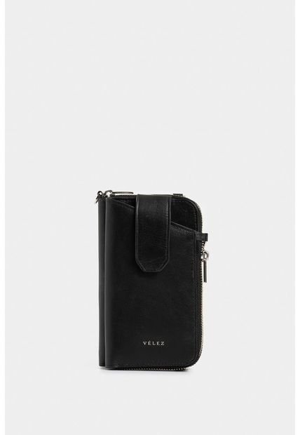 Porta Chequera Ibiza De Cuero Para Mujer Cadena Porta Chequera Ibiza De Cuero Para Mujer Cadena Negro Vélez