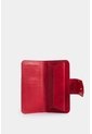 Billetera Porta Chequera Extravaganza De Cuero Para Mujer Grabado Billetera Porta Chequera Extravaganza De Cuero Para Mujer Grabado Rojo VÉLEZ de Vélez