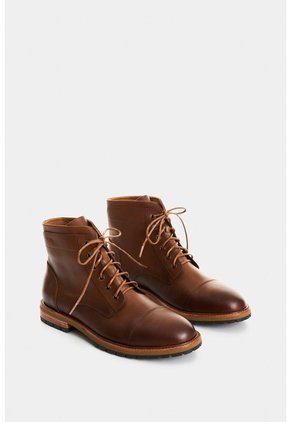 Botas De Cuero Para Hombre Ray Botas De Cuero Para Hombre Ray Miel 40 VÉLEZ