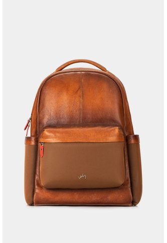 Morral Fagus 2.0 De Cuero Para Hombre Lona En Nylon Morral Fagus 2.0 De Cuero Para Hombre Lona En Nylon Miel VÉLEZ Vélez