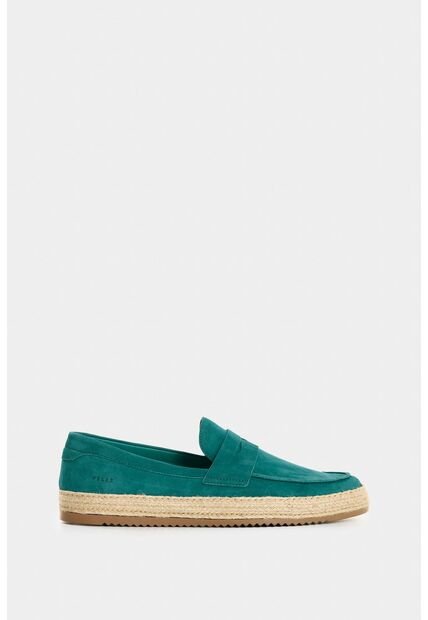 Mocasines De Cuero Gamuzado Para Hombre Ocean Mocasines De Cuero Gamuzado Para Hombre Ocean Azul Aguamarina 46 VÉLEZ