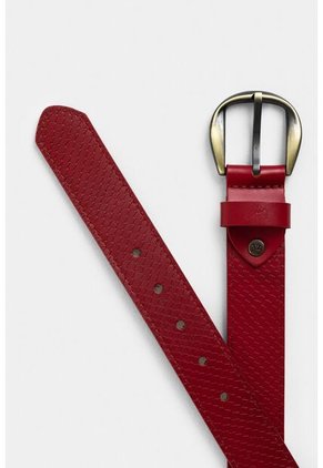 Cinturón Unifaz Makki De Cuero Para Mujer Placa Reptilia Cinturón Unifaz Makki De Cuero Para Mujer Placa Reptilia Rojo XL VÉLEZ