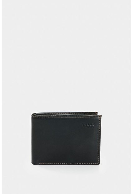 Billetera De Cuero Para Hombre Costuras 3 Billetera De Cuero Para Hombre Costuras 3 Negro VÉLEZ