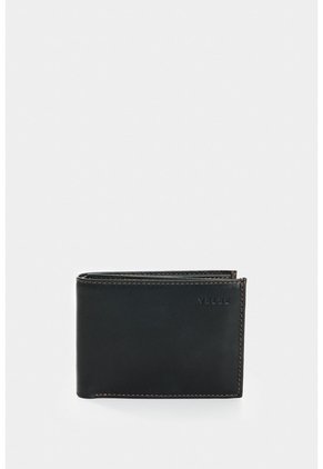 Billetera De Cuero Para Hombre Costuras 3 Billetera De Cuero Para Hombre Costuras 3 Negro VÉLEZ