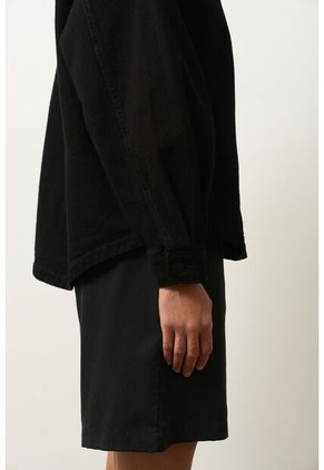 Chqueta Tahua En Denim Para Mujer Oversized Chqueta Tahua En Denim Para Mujer Oversized Negro M VÉLEZ